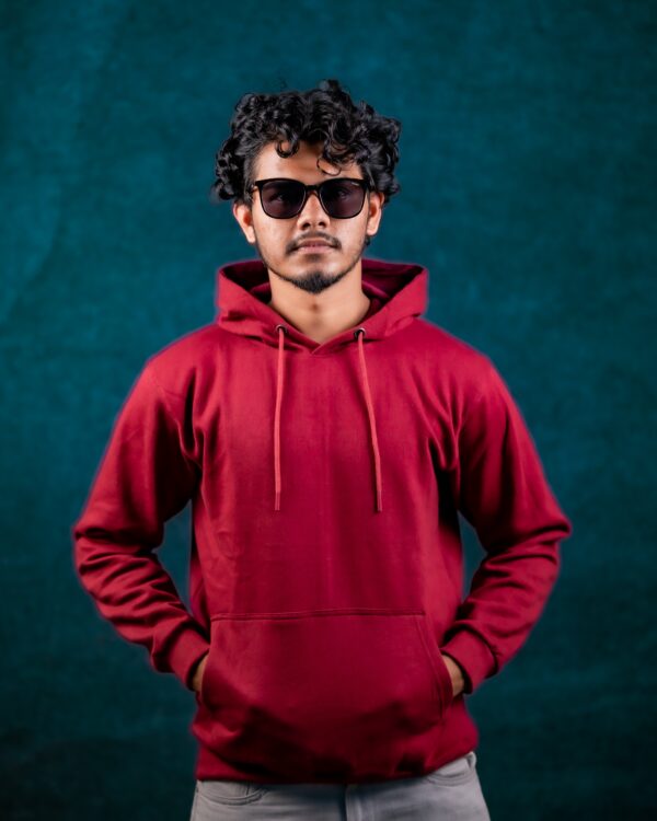 Maroon Colour Hoodie